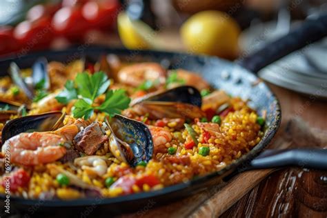  Paella Valenciana: 探索香料交響曲，感受地中海鮮美的海鮮與肉類盛宴！